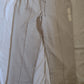 Women's Pull-On Tie Waist Pants Light Gray or Golden Green