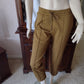 Women's Pull-On Tie Waist Pants Light Gray or Golden Green