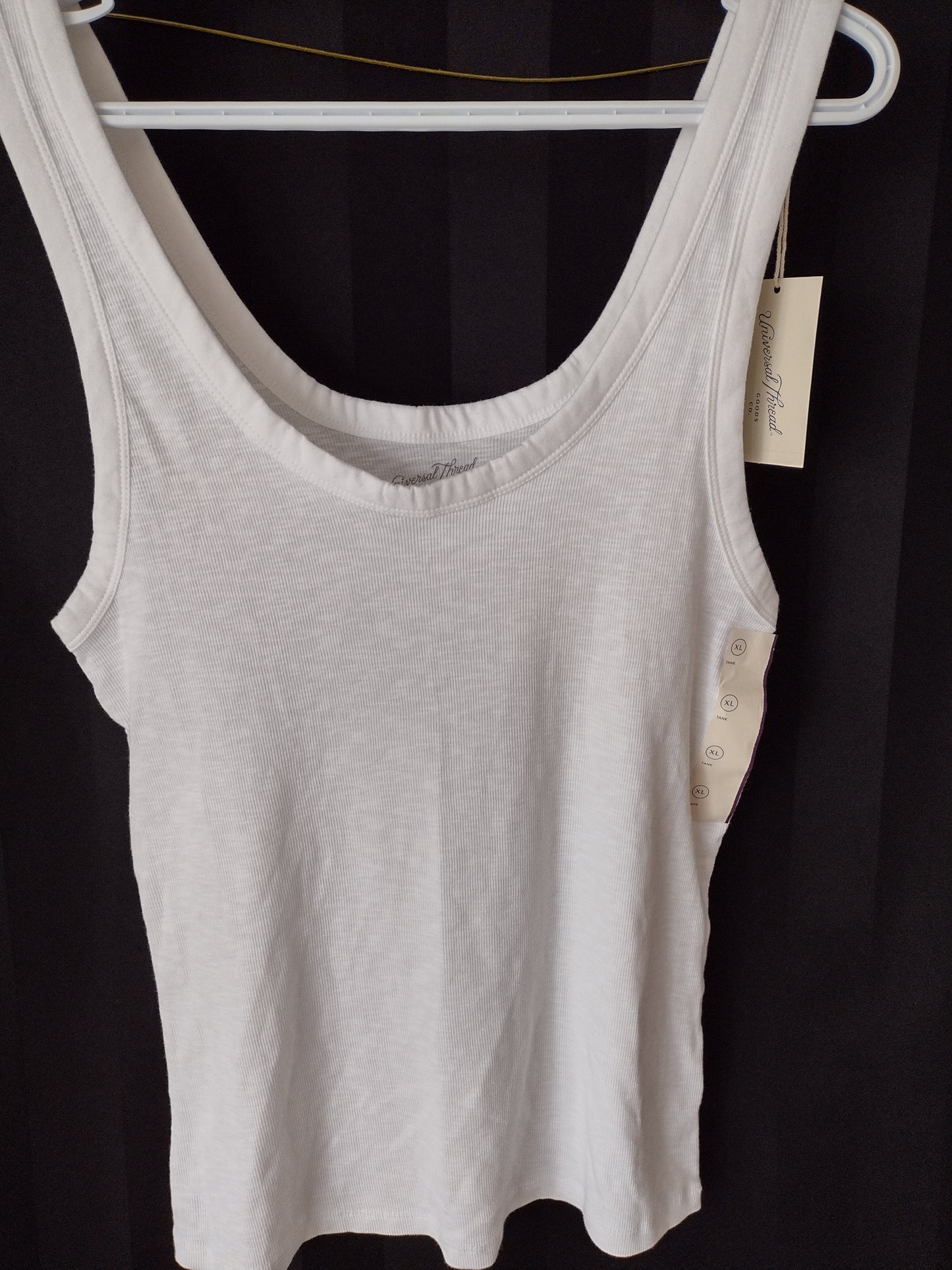 Women's Rib Knit Tank Tops White, Gray, Pink by Universal Thread Goods Co.