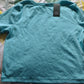 Women's Fitted T-Shirt Size XL Aqua Blue