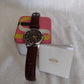 Men's Fossil Watch with Brown Genuine Leather Band Style FS4873