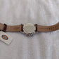 Men's Fossil Watch with Brown Genuine Leather Band Style FS4873