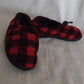 Boys Plaid Slippers Blue/Red Size 13-1