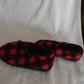 Boys Plaid Slippers Blue/Red Size 13-1