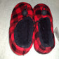 Boys Plaid Slippers Blue/Red Size 13-1