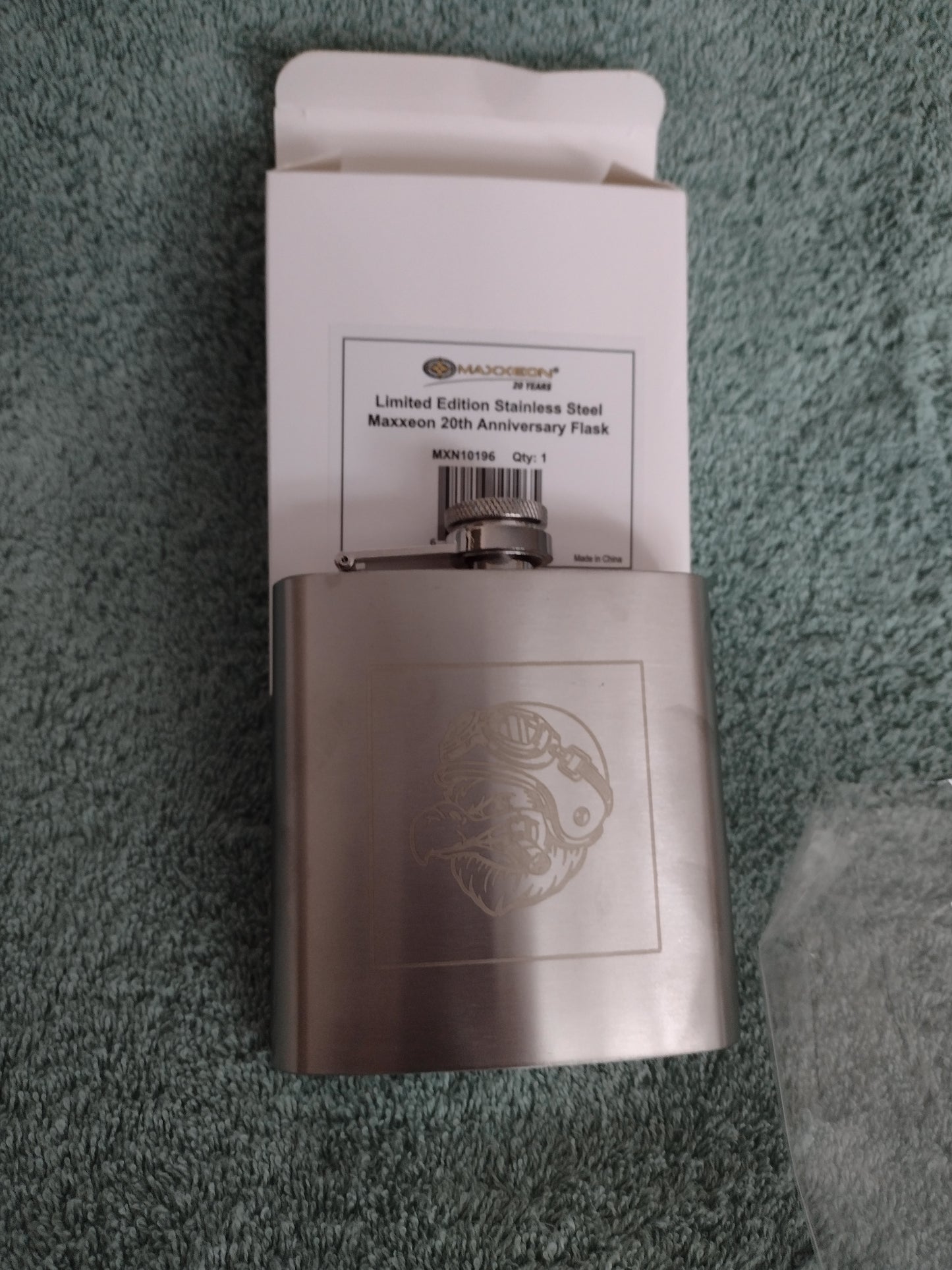 Limited Edition 6oz. Stainless Steel Flask by Maxxeon