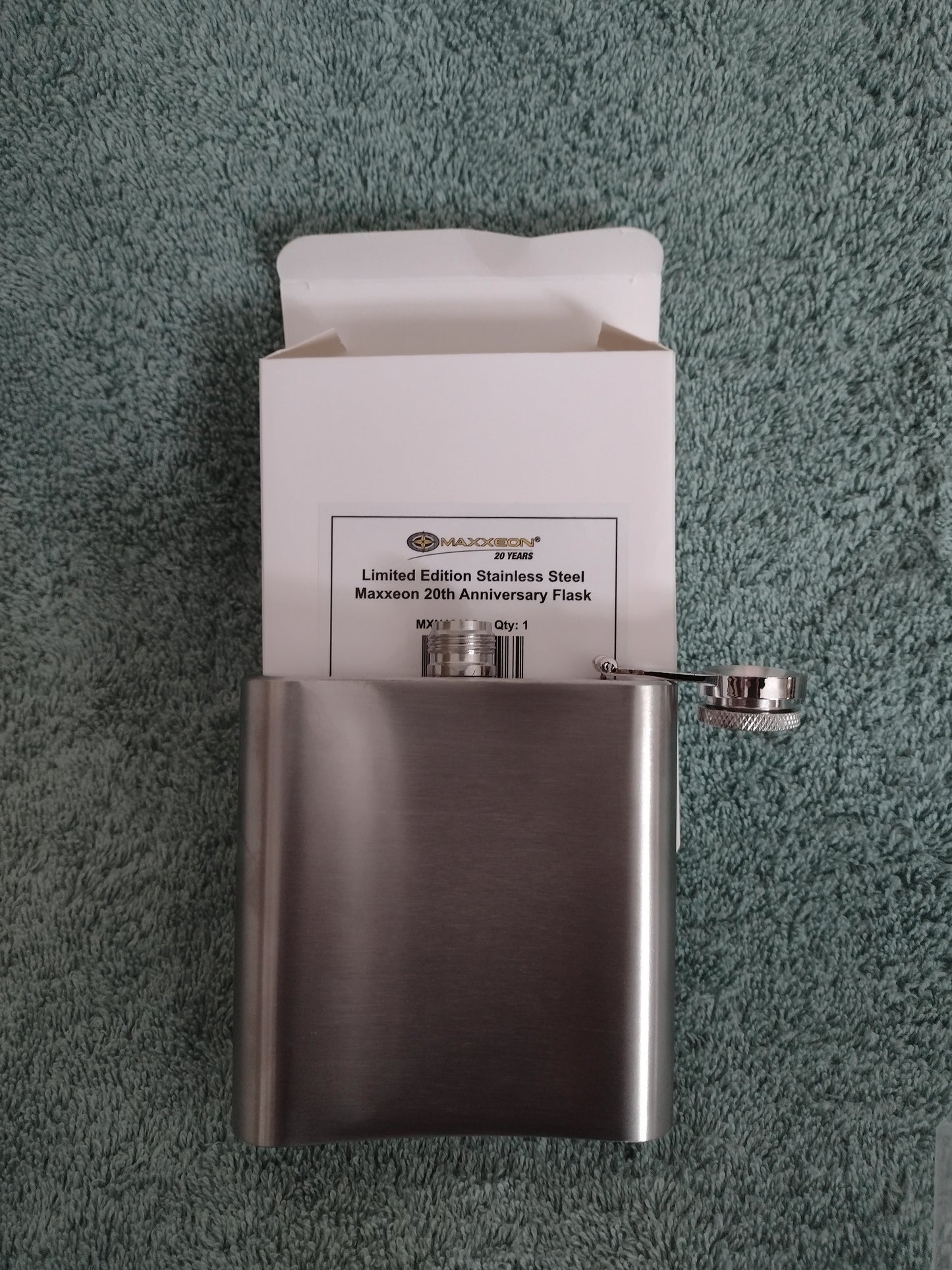 Limited Edition 6oz. Stainless Steel Flask by Maxxeon