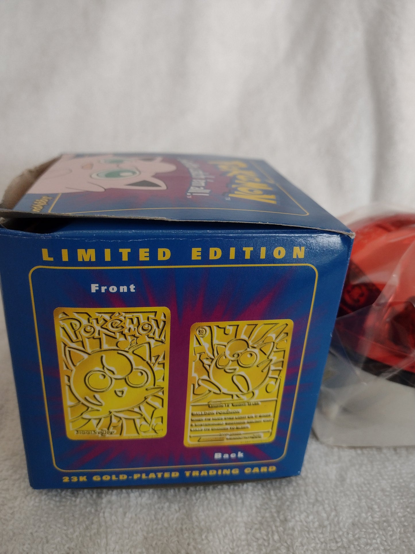 Pokemon 23K Gold-Plated Trading Card Jigglypuff for Ages 3+