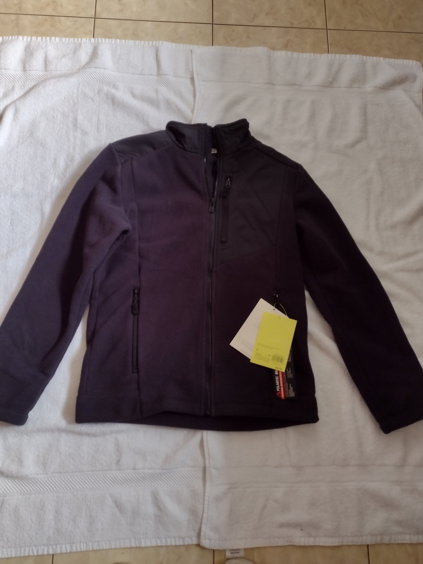 Men's Polartec Fleece Jackets Size S Gray or Black