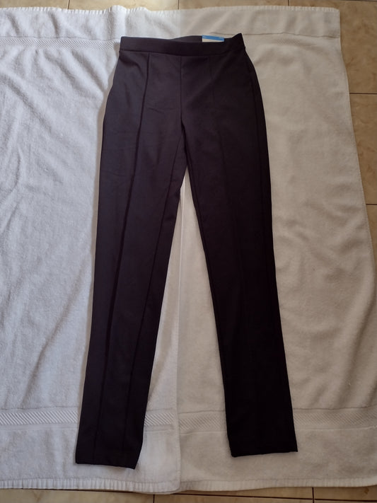 Women's Slim Stretch Pull-On Pants Sizes S and XS Black