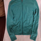 Women's Athletic Jacket with Thumb Holes Green Size S