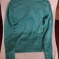 Women's Athletic Jacket with Thumb Holes Green Size S