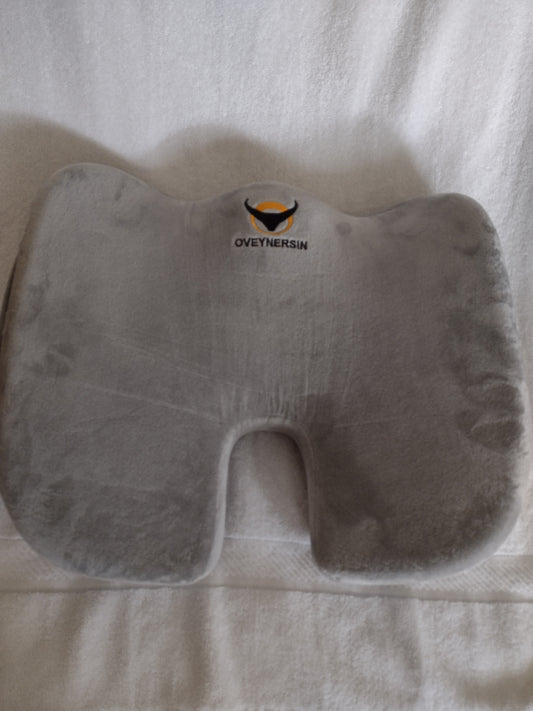 Seat Cushion with Memory Foam by Oveynersin Gray