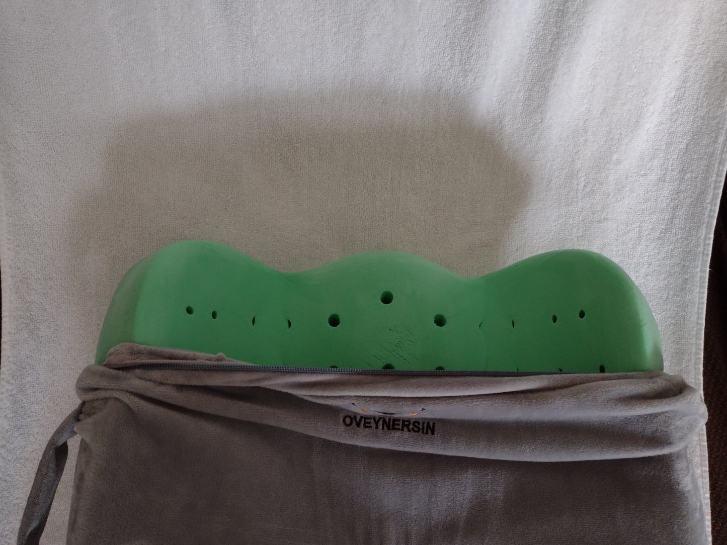 Seat Cushion with Memory Foam by Oveynersin Gray