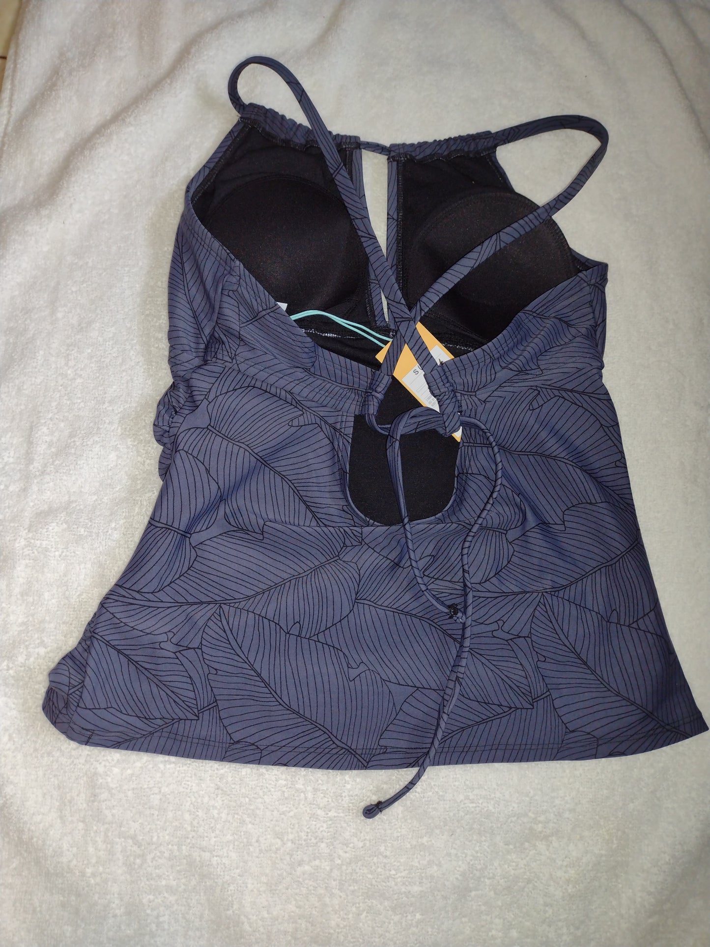 Women's Kona Sol Tankini Top with Ruching Size S (4-6)