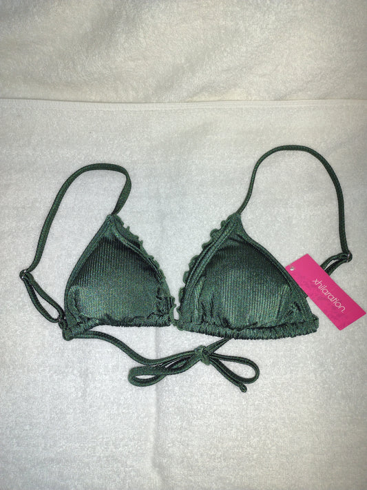 Xhilaration Juniors' Bikini Top Green Size S(0-2)