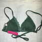 Xhilaration Juniors' Bikini Top Green Size S(0-2)