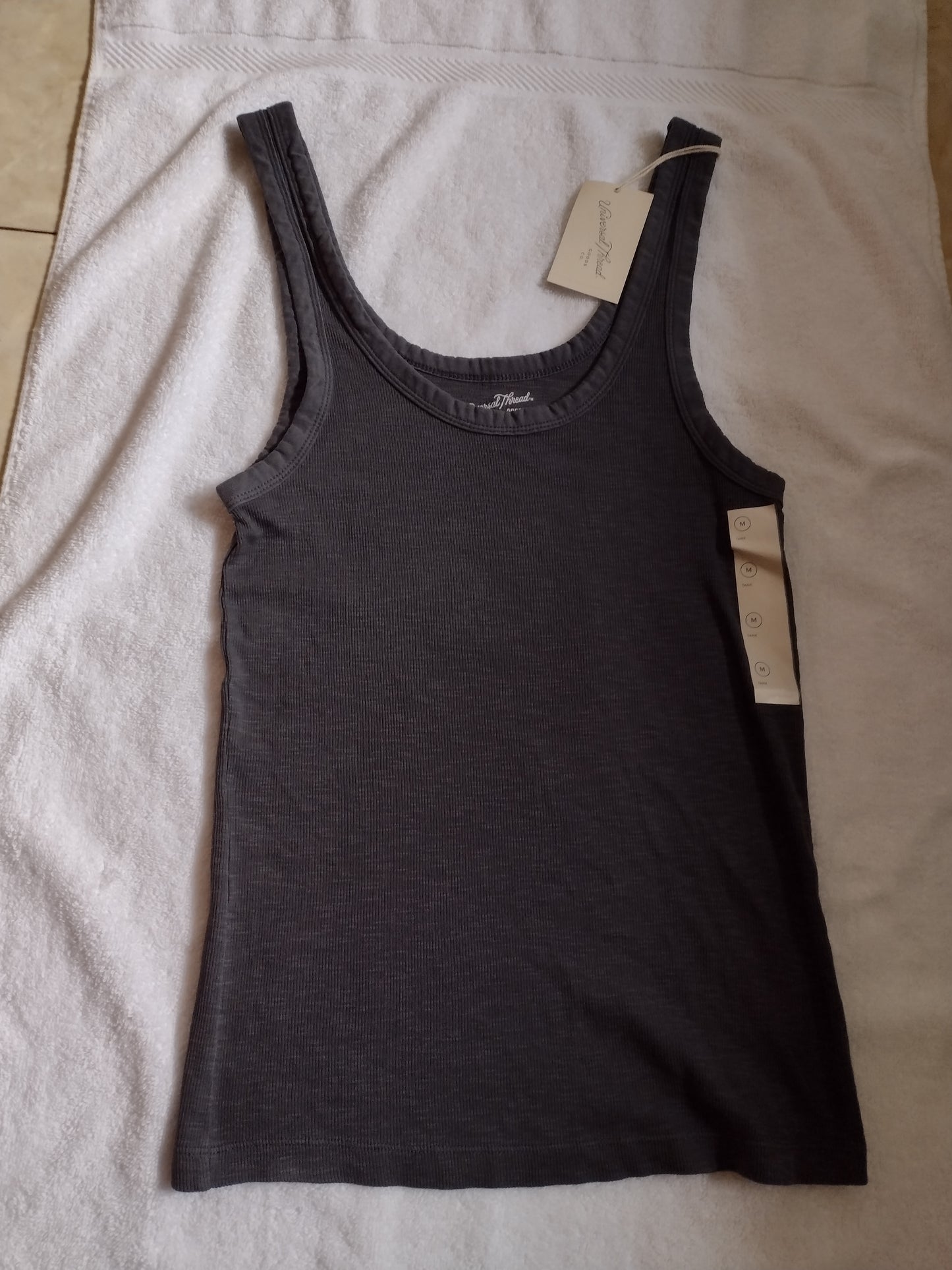 Women's Tank Top by Universal Thread Goods Co. Size M Steel Gray