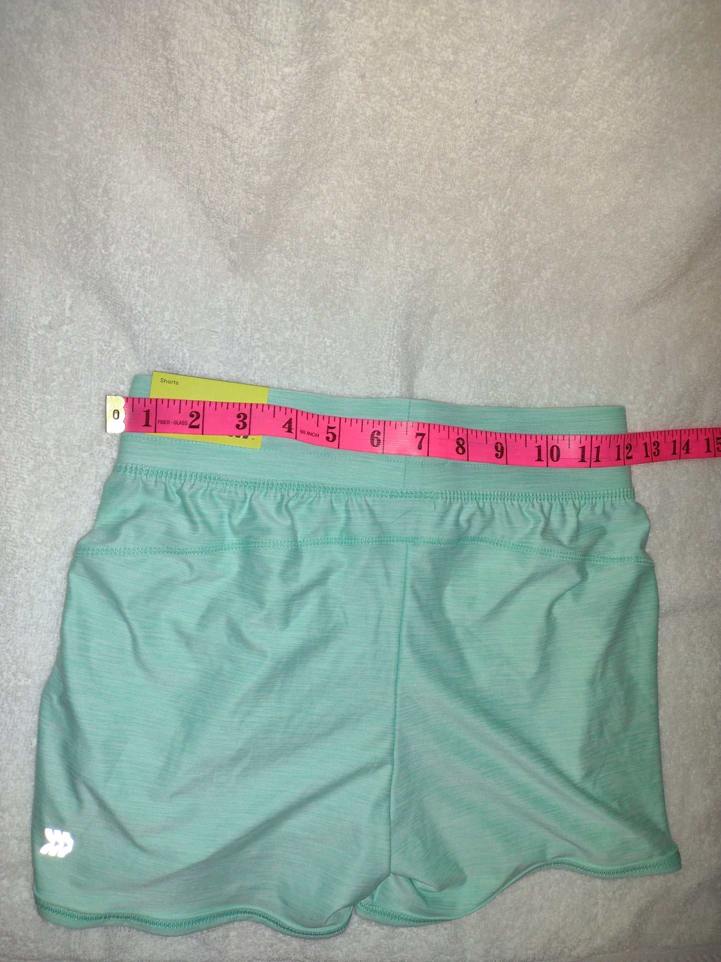 Girls All in Motion Soft Shorts Size M (7-8) Light Green