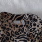 Pre-Owned Women's Zenergy Chico's Animal Print Zip-Up Jacket Size 2 (Size L/12)