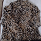 Pre-Owned Women's Zenergy Chico's Animal Print Zip-Up Jacket Size 2 (Size L/12)