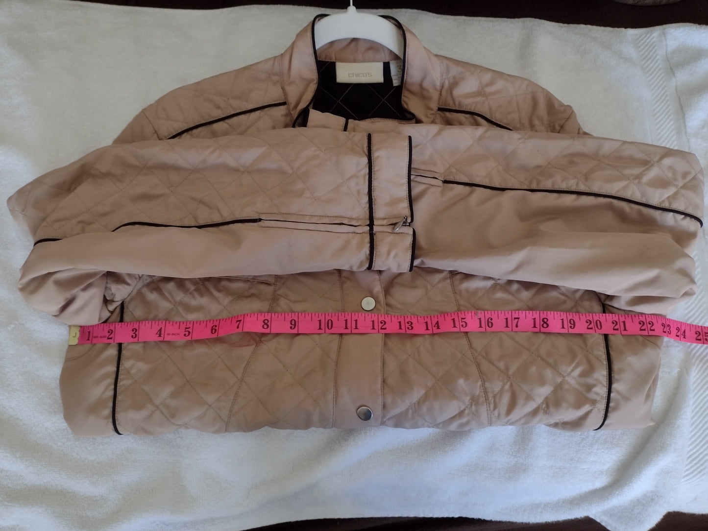 Women's Pre-Owned Chico's Quilted Lightweight Jacket Size 3/XL