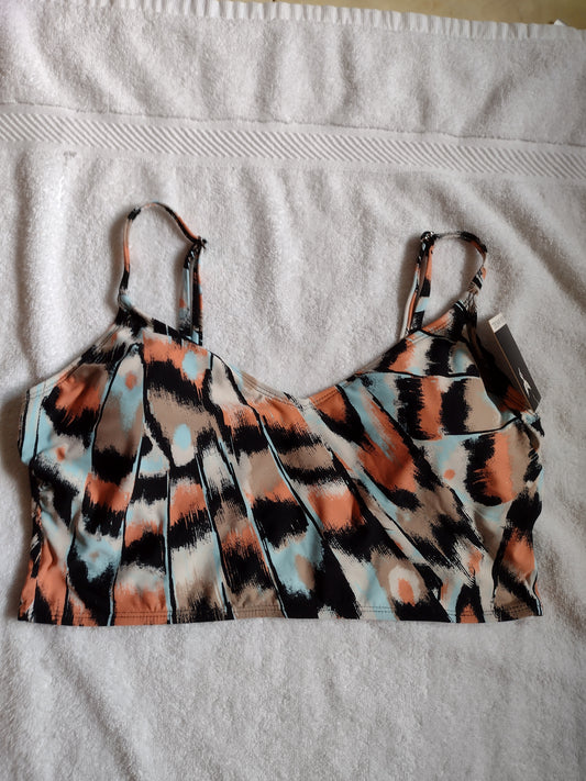 Sea Angel V Neck Swimsuit Top Size XL(16-18)