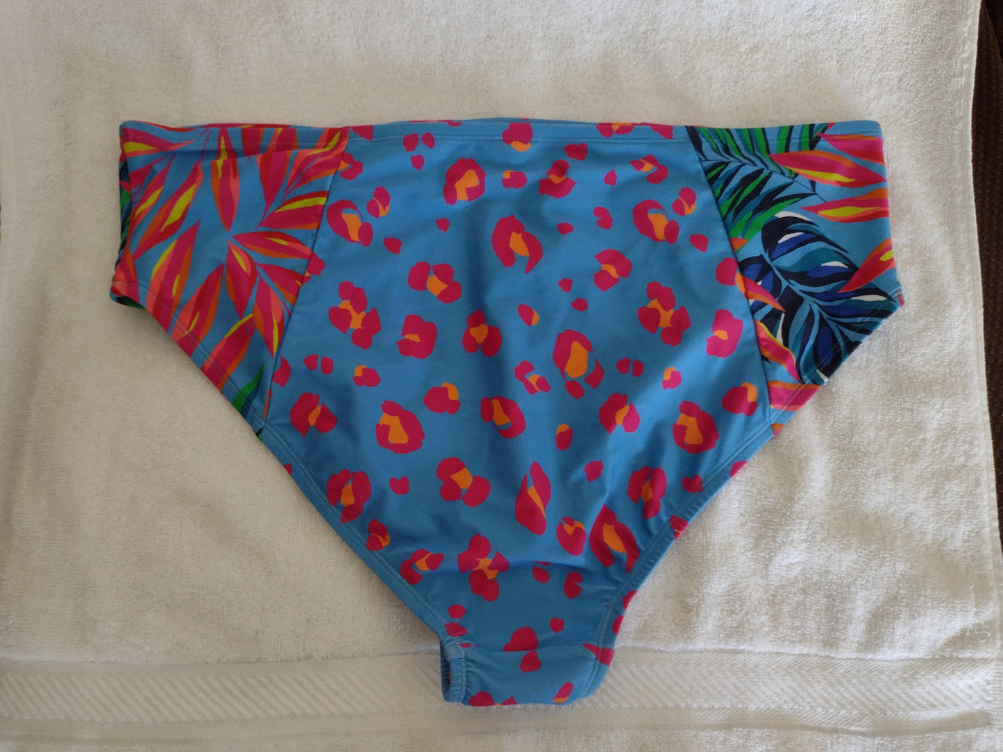 Tabitha Brown High Waist High Cut Cheeky Bikini Bottoms Size 1X(16W-18W)