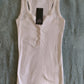 Women's Ribbed Tank Top with Racerback Size XS