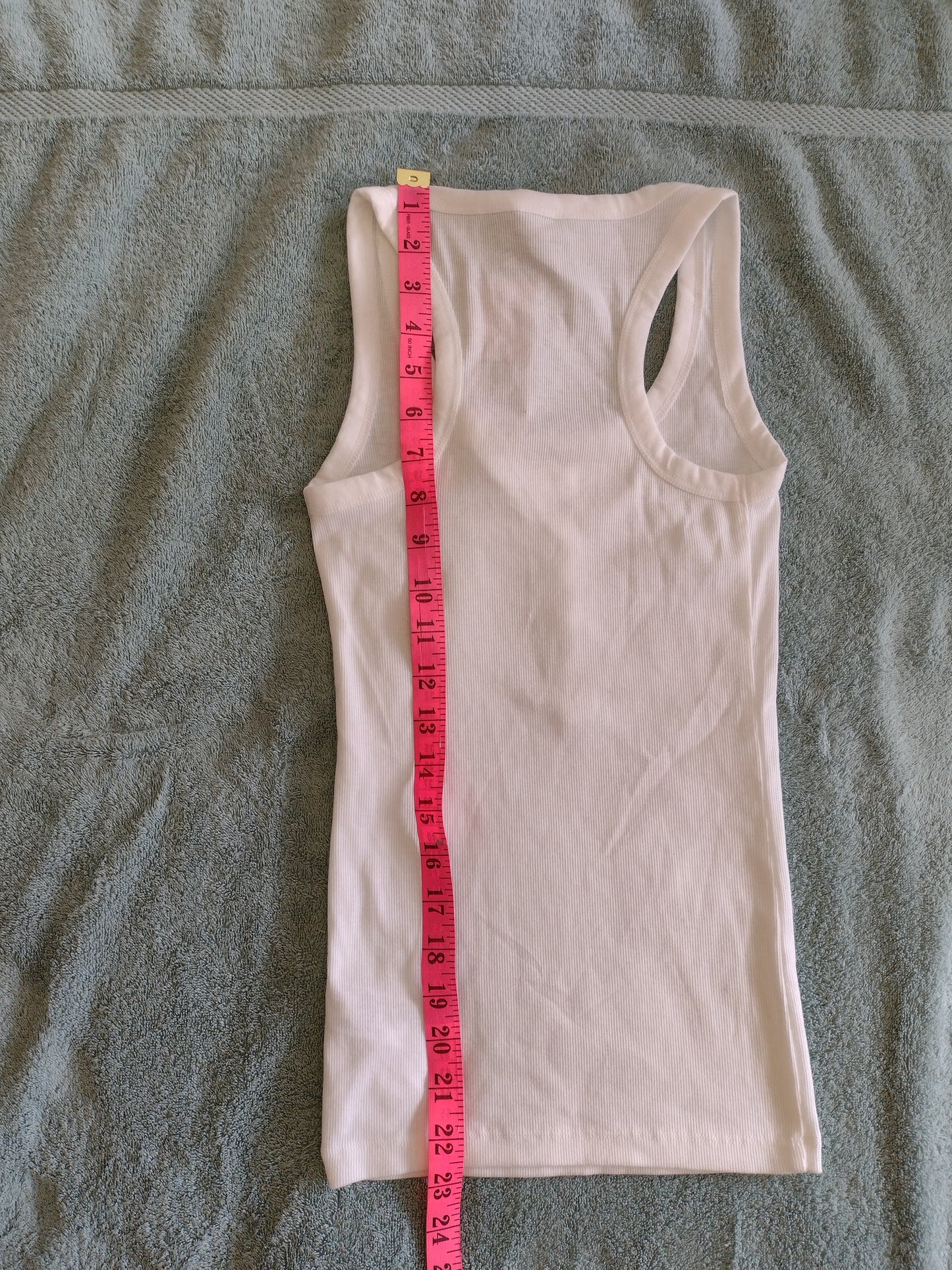 Women's Ribbed Tank Top with Racerback Size XS