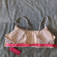 Xhilaration Juniors' Bikini Tops Size S(0-2), XL(12-14) Cream & Black