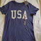 Women's Grayson/Threads Cotton 'USA' T-Shirt Size XS