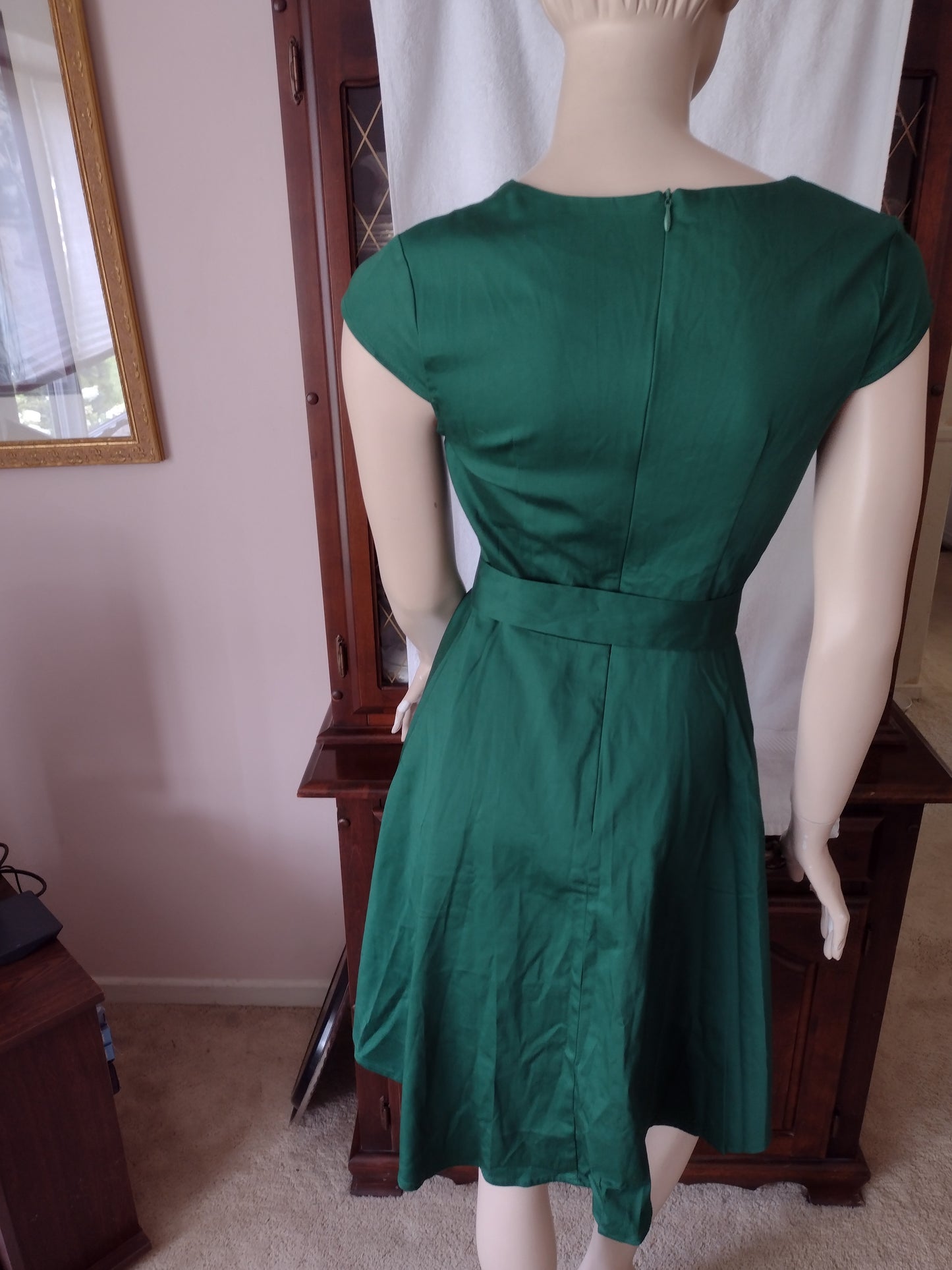 Women's Dark Green Dress by Dress Tales Size S