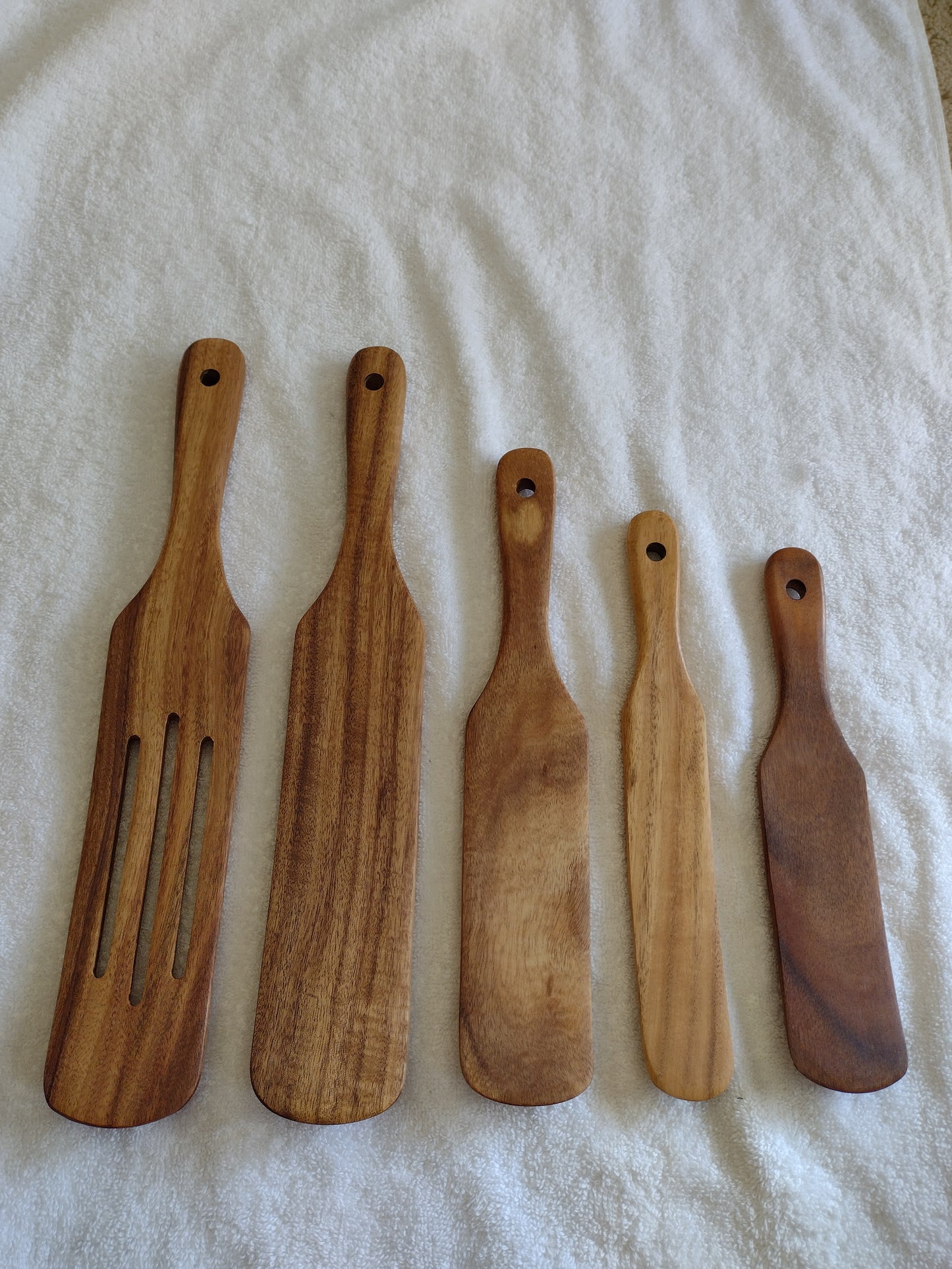 5Pcs. Wooden Spurtle Set