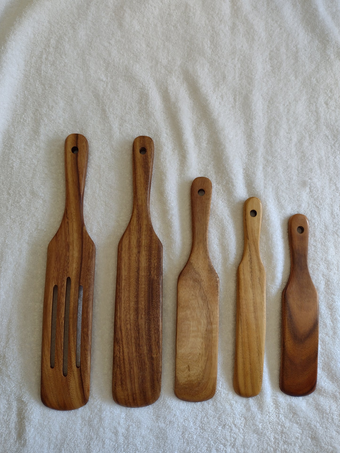 5Pcs. Wooden Spurtle Set