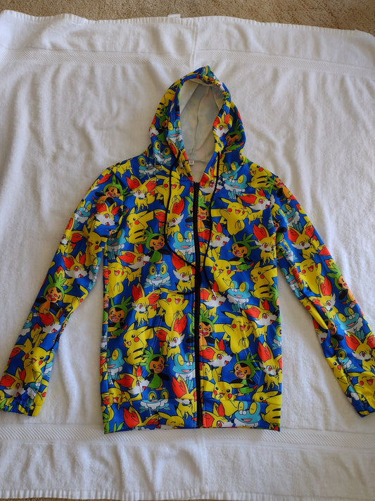 Youth Pokemon Hooded Jacket Size M