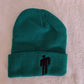 Youth Winter Beanie Hat Green