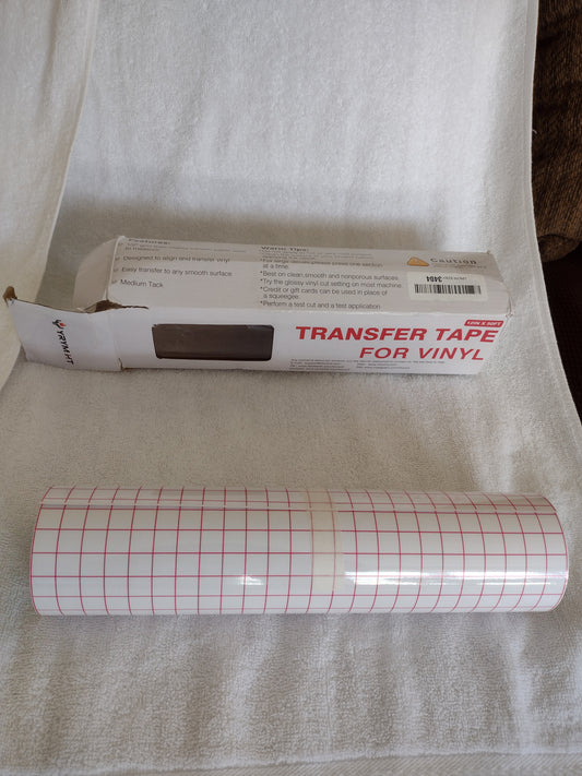 Transfer Tape For Vinyl 12" x 50' Roll