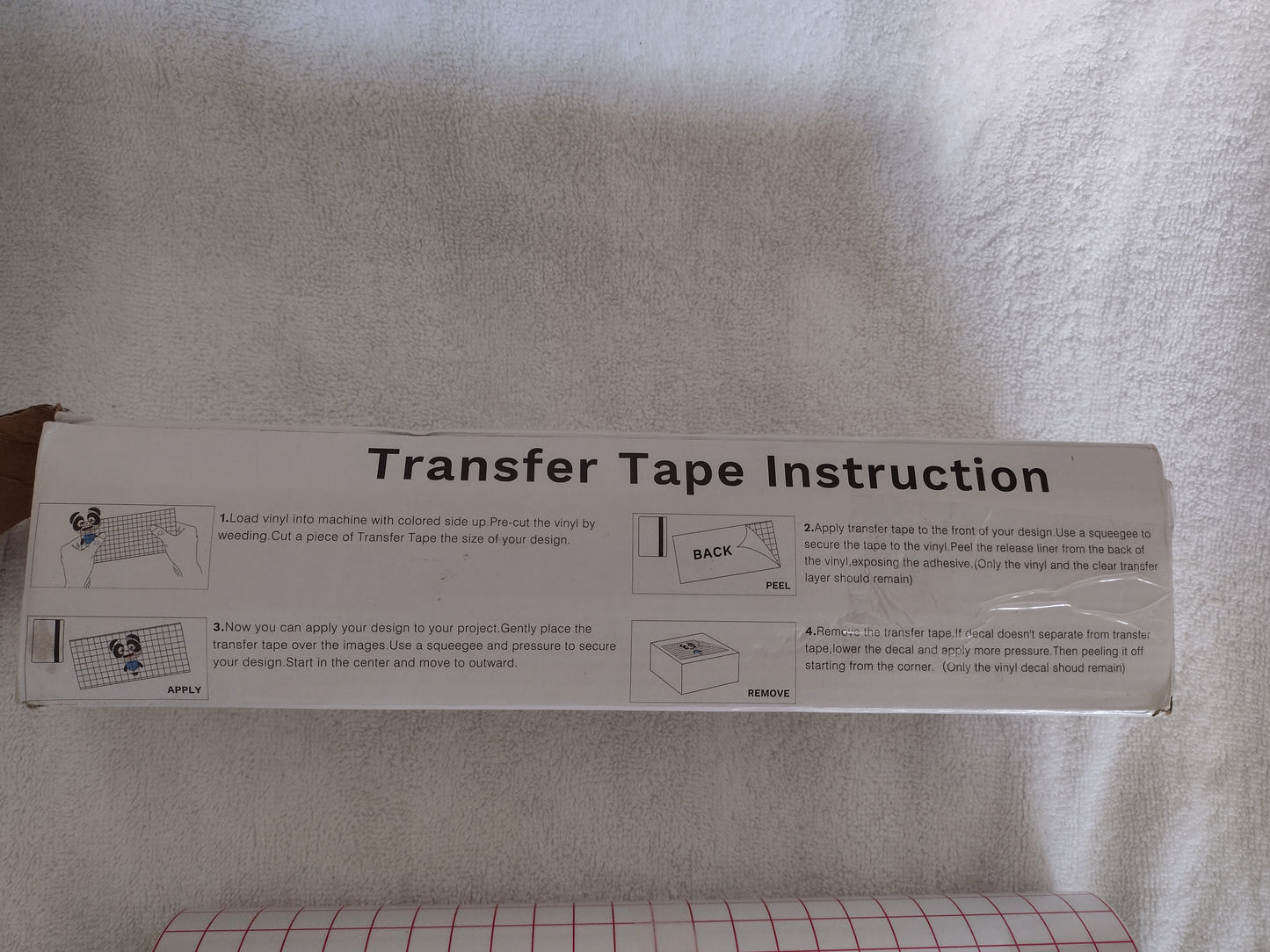 Transfer Tape For Vinyl 12" x 50' Roll