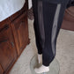 Women's Mesh Leggings with Pockets Size S Black