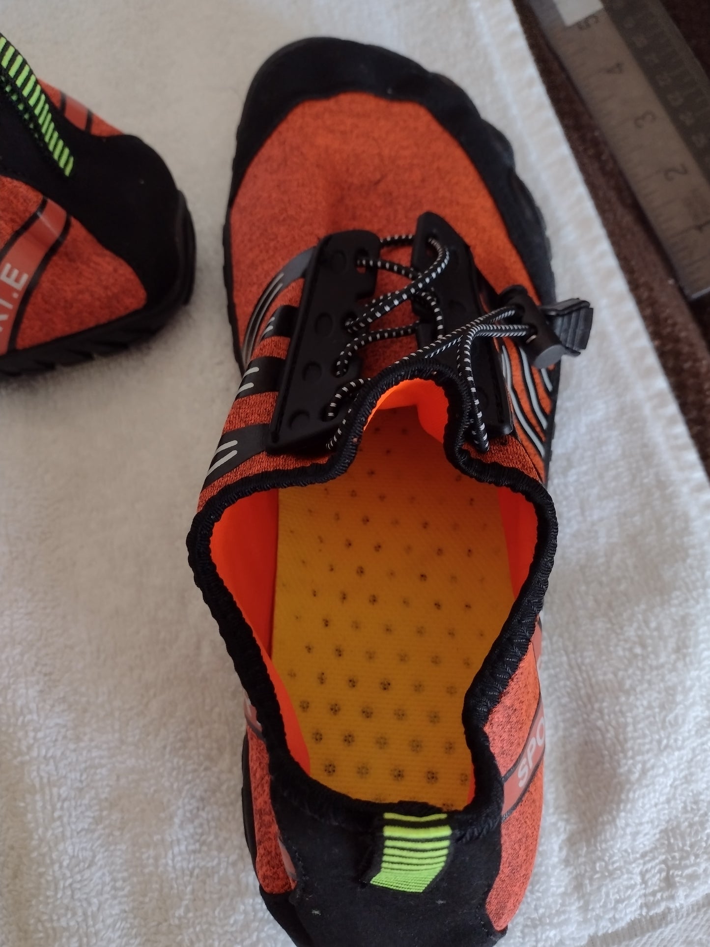 Women's Water Sport Shoes Orange and Black Sizes 40, 41, 42