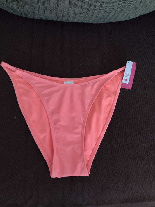 Xhilaration Junior's High Leg Scoop Waist Bikini Bottoms Sizes L(8-10), XL(12-14)