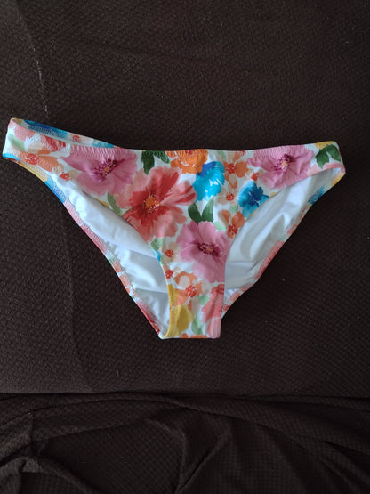 Women's Cheeky Floral Bikini Bottoms Sizes S, M
