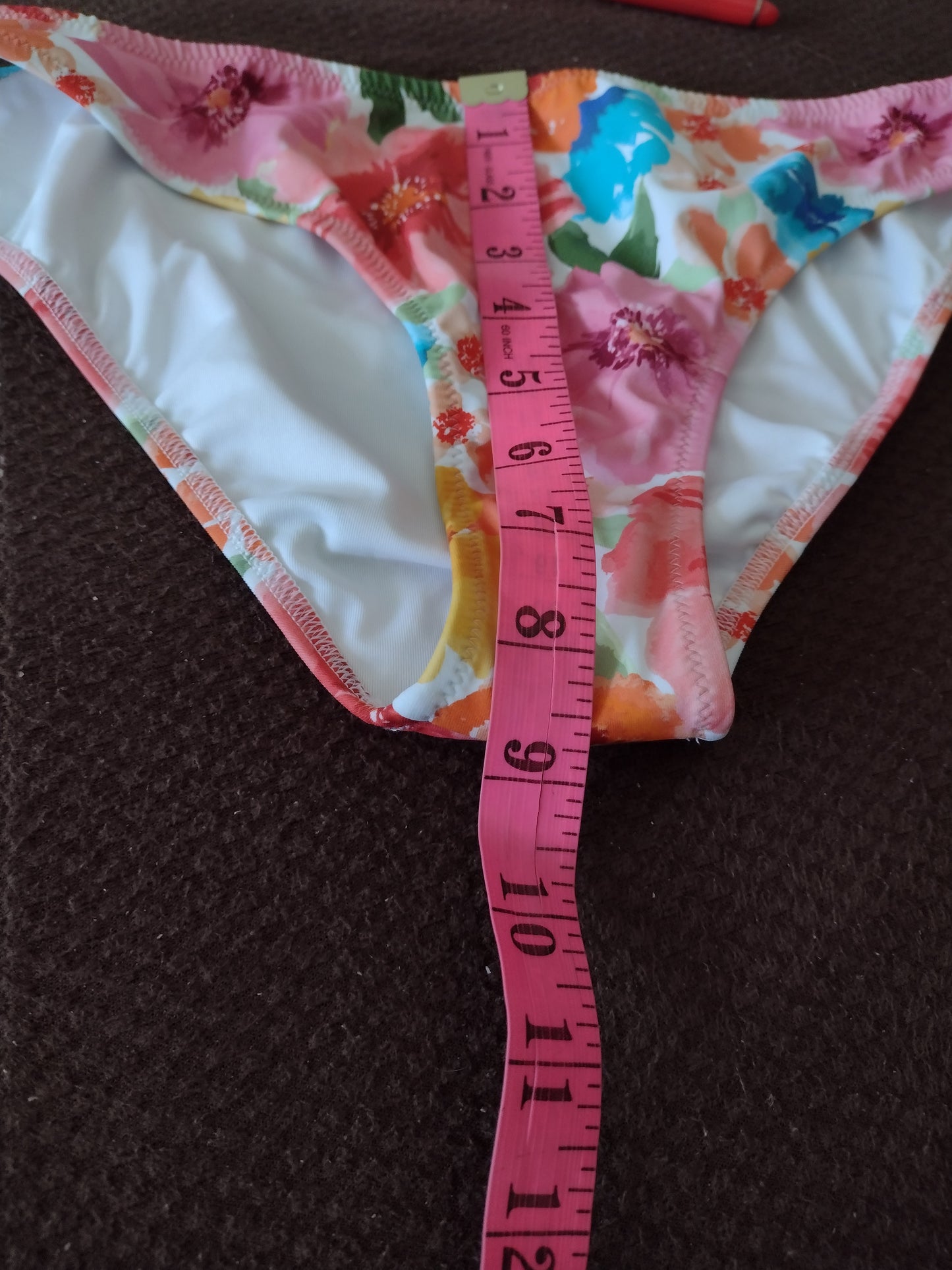 Women's Cheeky Floral Bikini Bottoms Sizes S, M