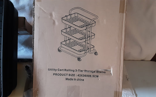 3 Tier Rolling Utility Cart