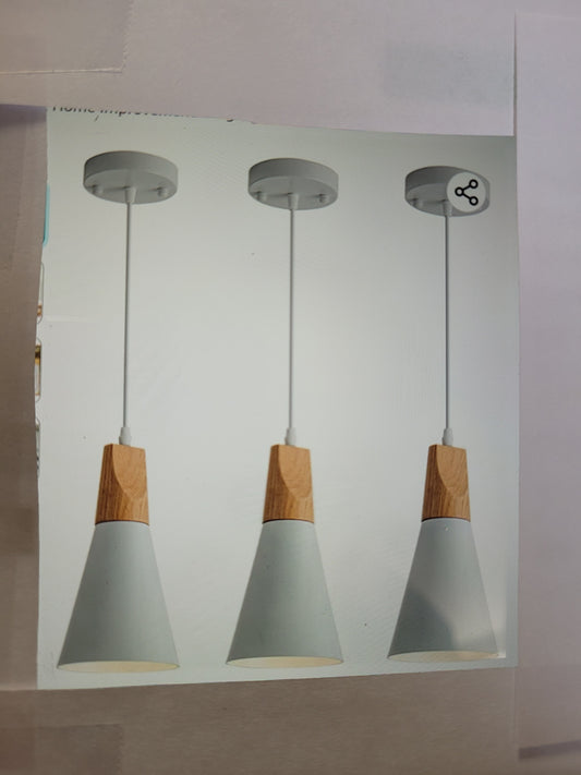 Modern Hanging Pendant Light Kit 3Pk.