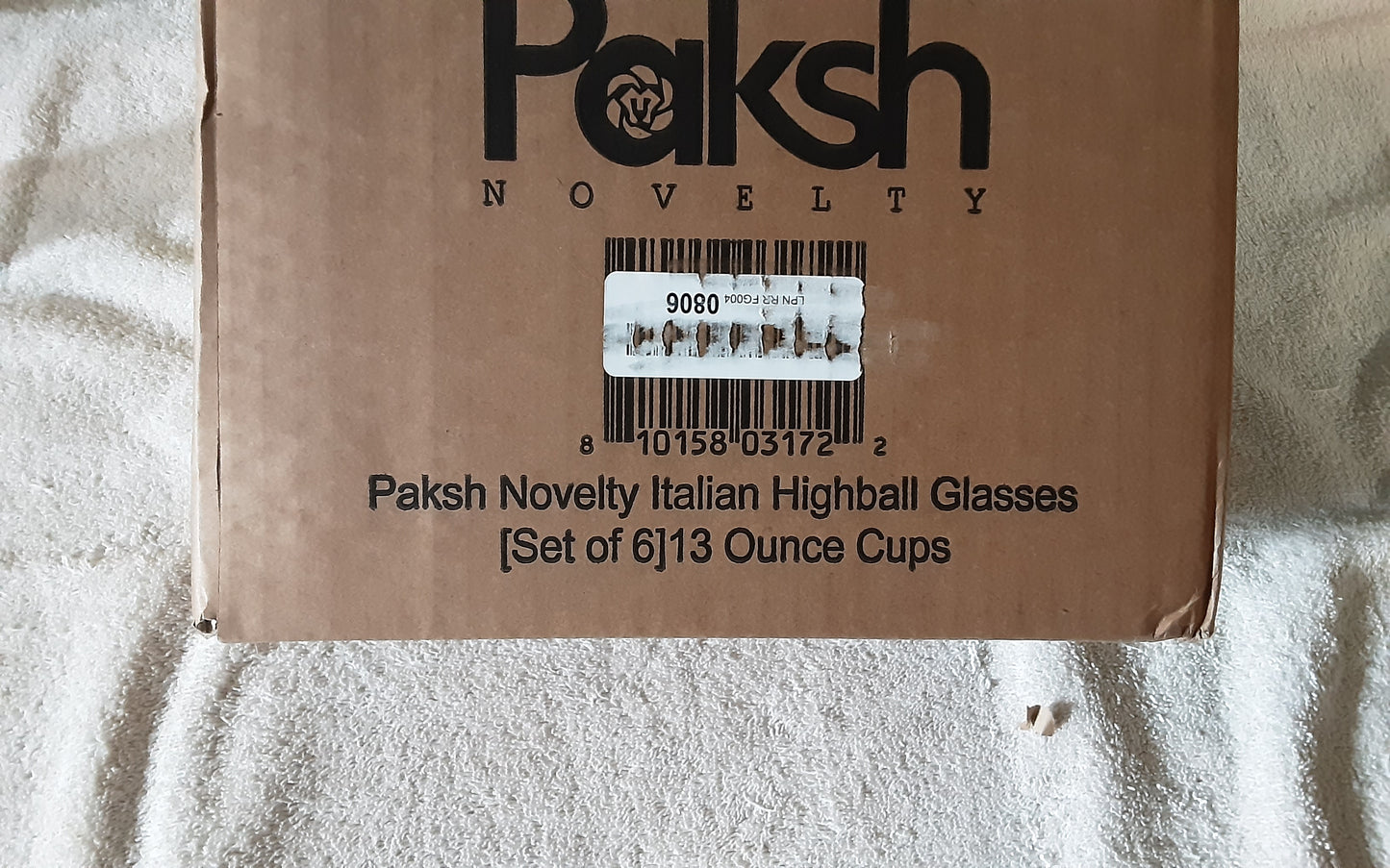 Paksh highball glasses 6pk