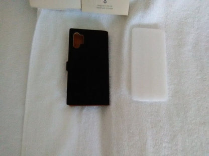 Leather Wallet for Samsung Galaxy Note 10+ Black