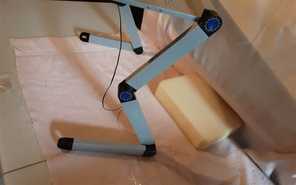 Multifunctional Laptop Table Holds Up to 17" Laptop