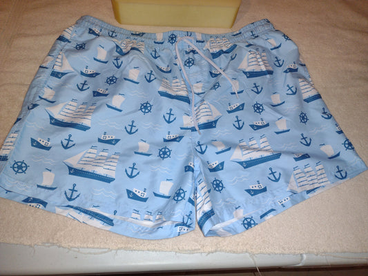 Mens' Swim Trunks with Drawstring Waist Size L by DiorLV